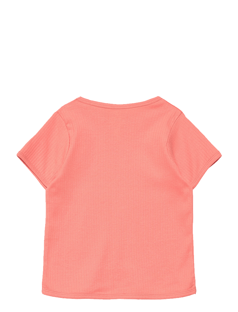 Copenhagen Colors - RIB JERSEY T-SHIRT - kortærmede t-shirts - coral 09 kick - 1