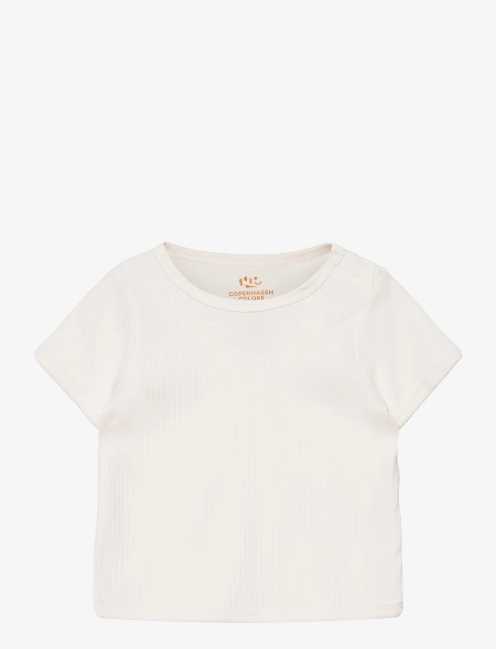 Copenhagen Colors - RIB JERSEY T-SHIRT - kortärmade t-shirts - cream 14 core - 0
