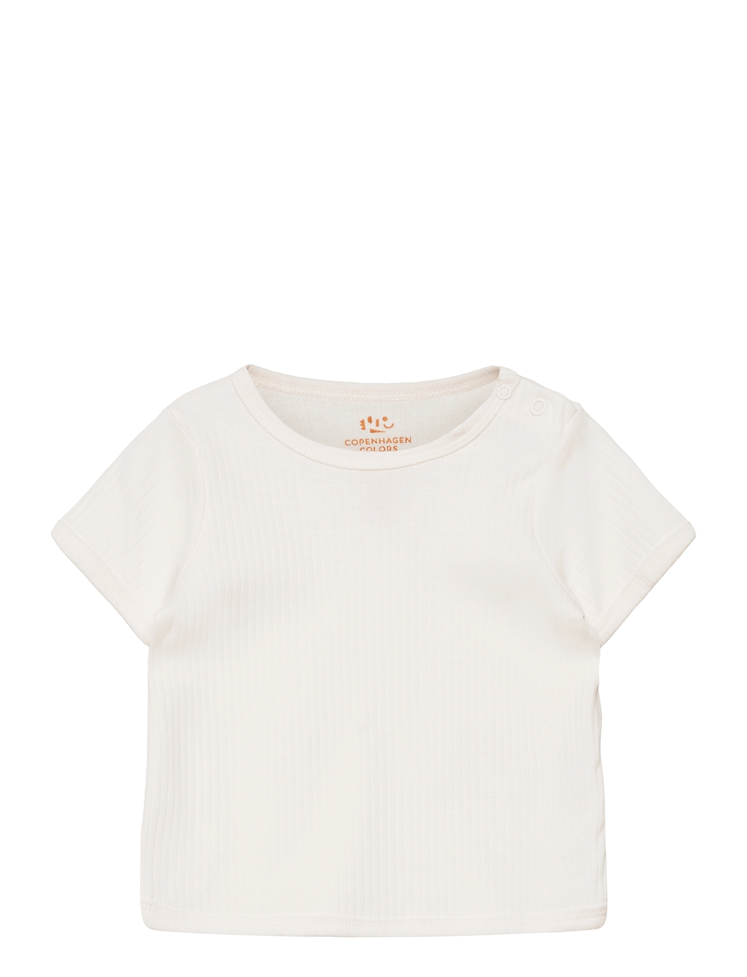 Copenhagen Colors RIB JERSEY T-SHIRT - Basics - CREAM 14 CORE / cream