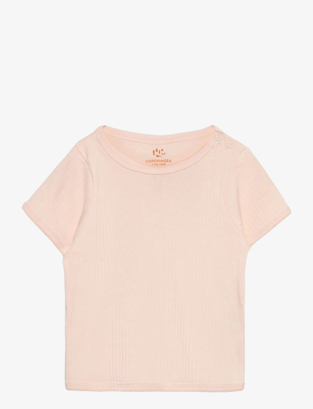Copenhagen Colors - RIB JERSEY T-SHIRT - kortærmede t-shirts - soft pink 03 core - 0