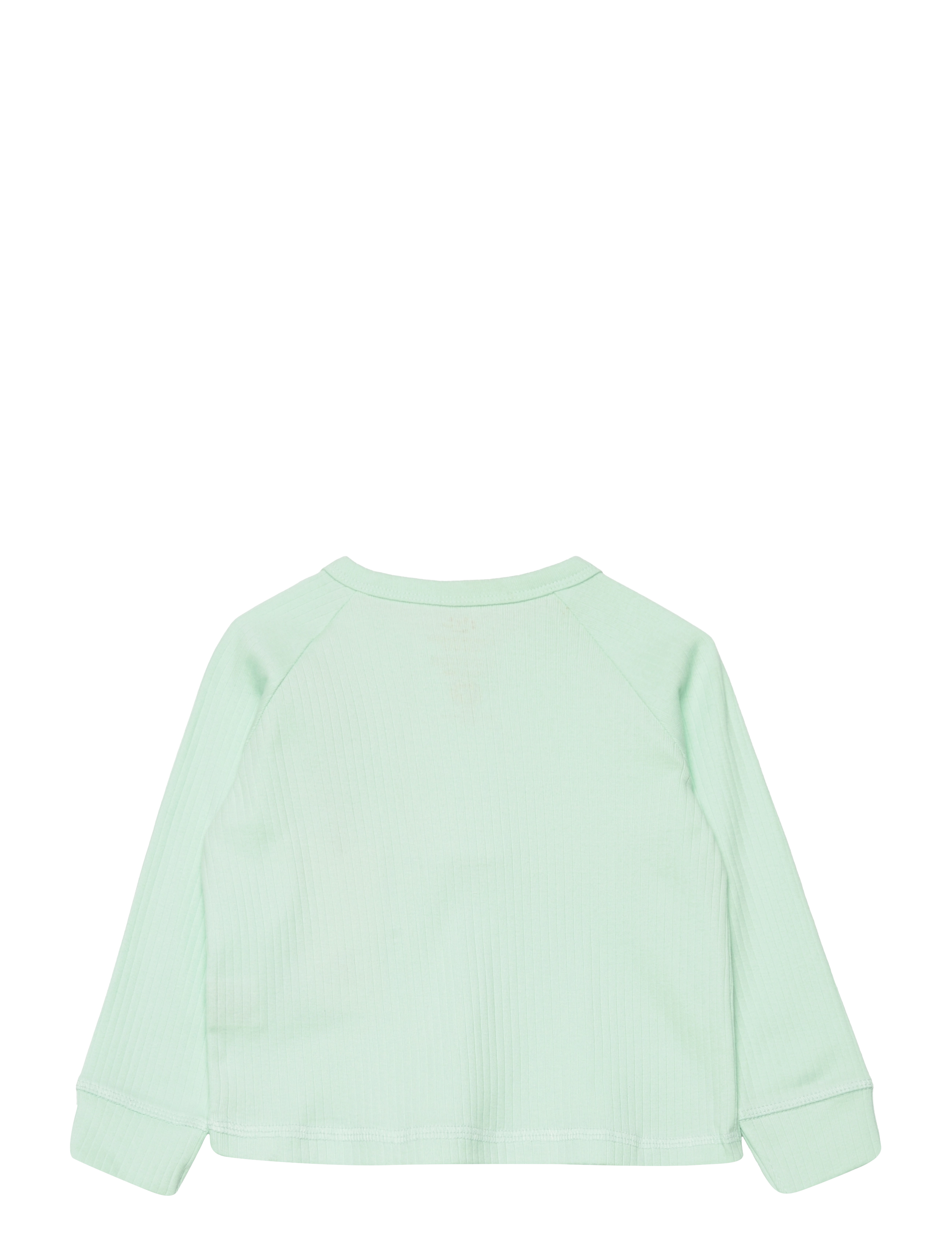 Copenhagen Colors - RIB JERSEY T-SHIRT W. LS - mint 05 kick - 1