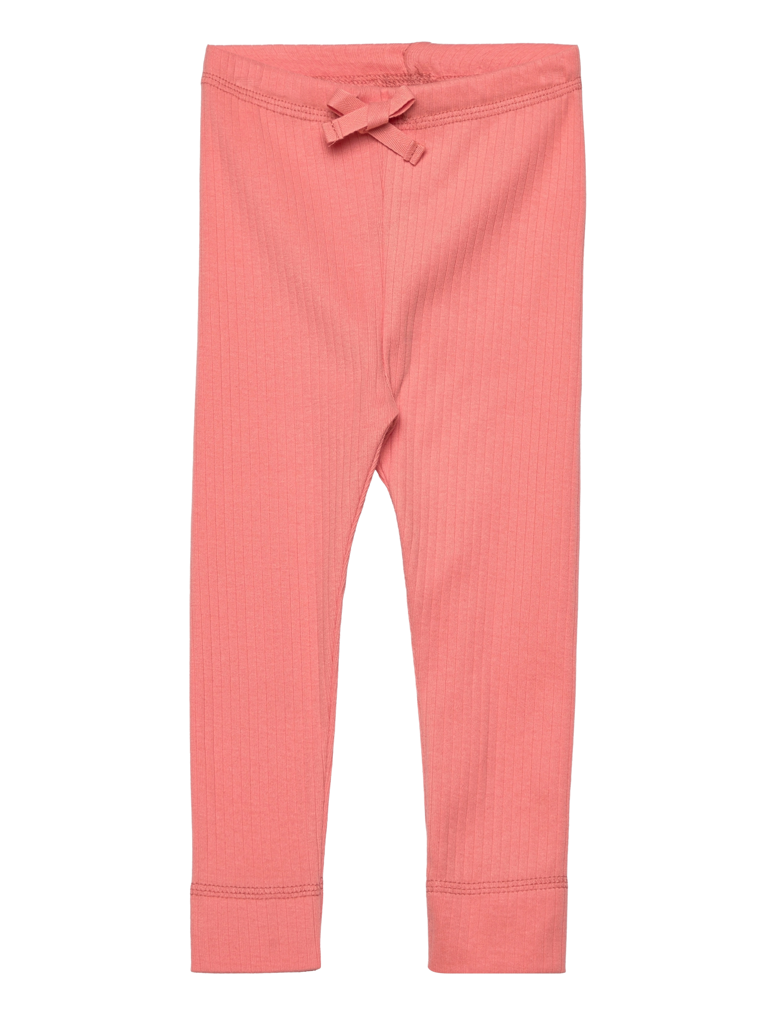 COPENHAGEN COLORS Rib Jersey Leggings W. String Pink - 56 - Kinder
