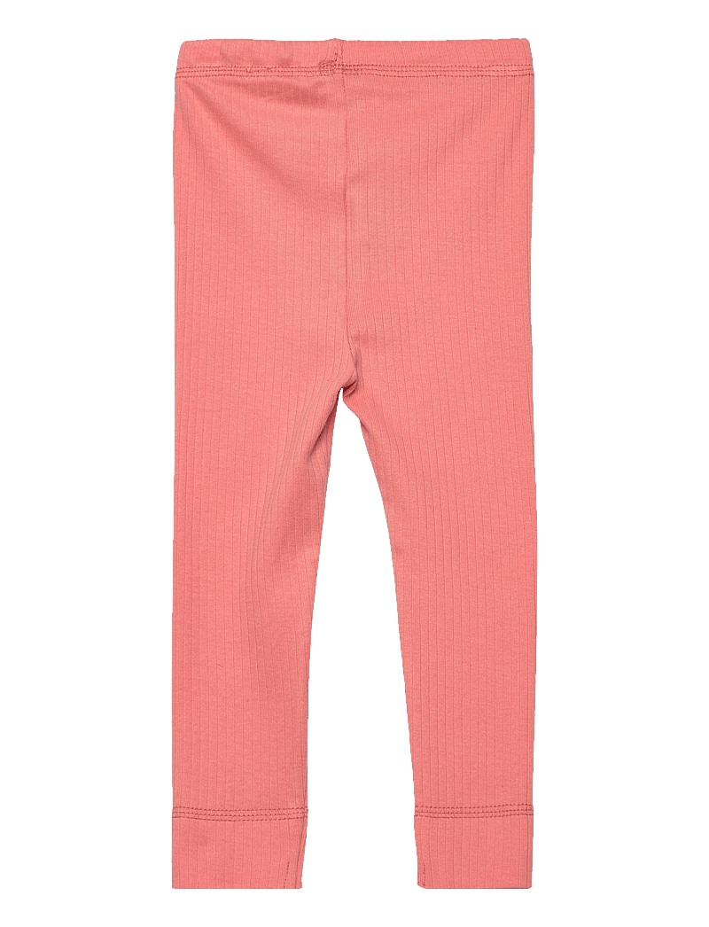 Copenhagen Colors - RIB JERSEY LEGGINGS W. STRING - timpės - coral 09 kick - 1