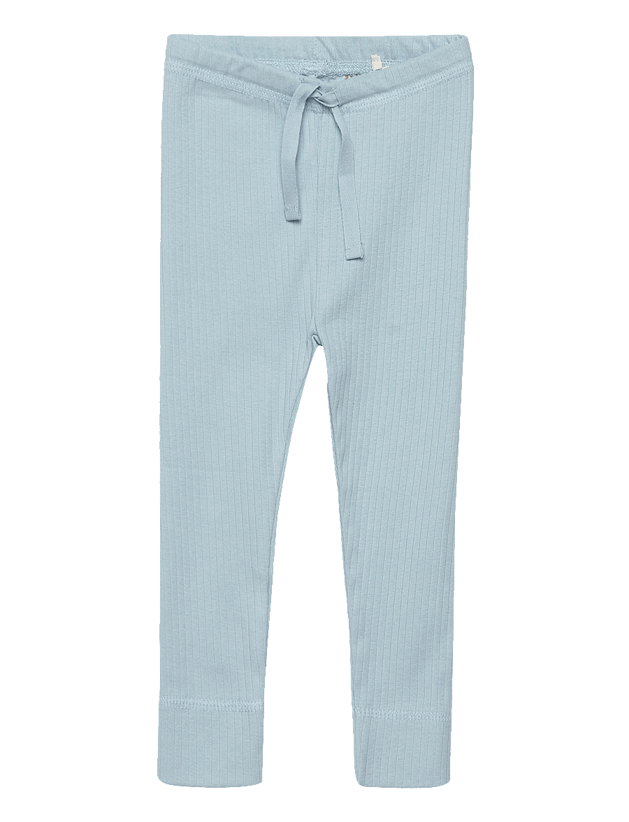 Copenhagen Colors - RIB JERSEY LEGGINGS W. STRING - leggings - lt. blue 17 core - 0