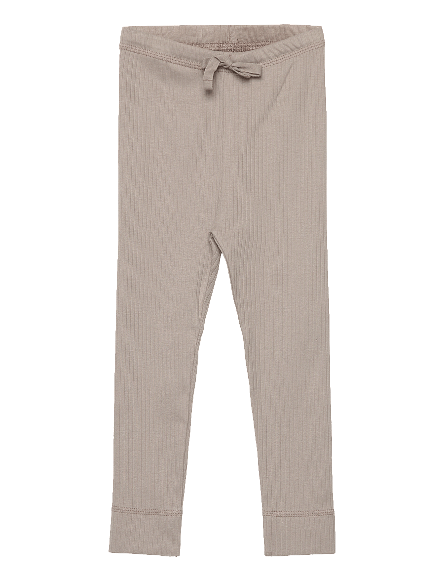 Copenhagen Colors - RIB JERSEY LEGGINGS W. STRING - leggings - lt. grey - 0