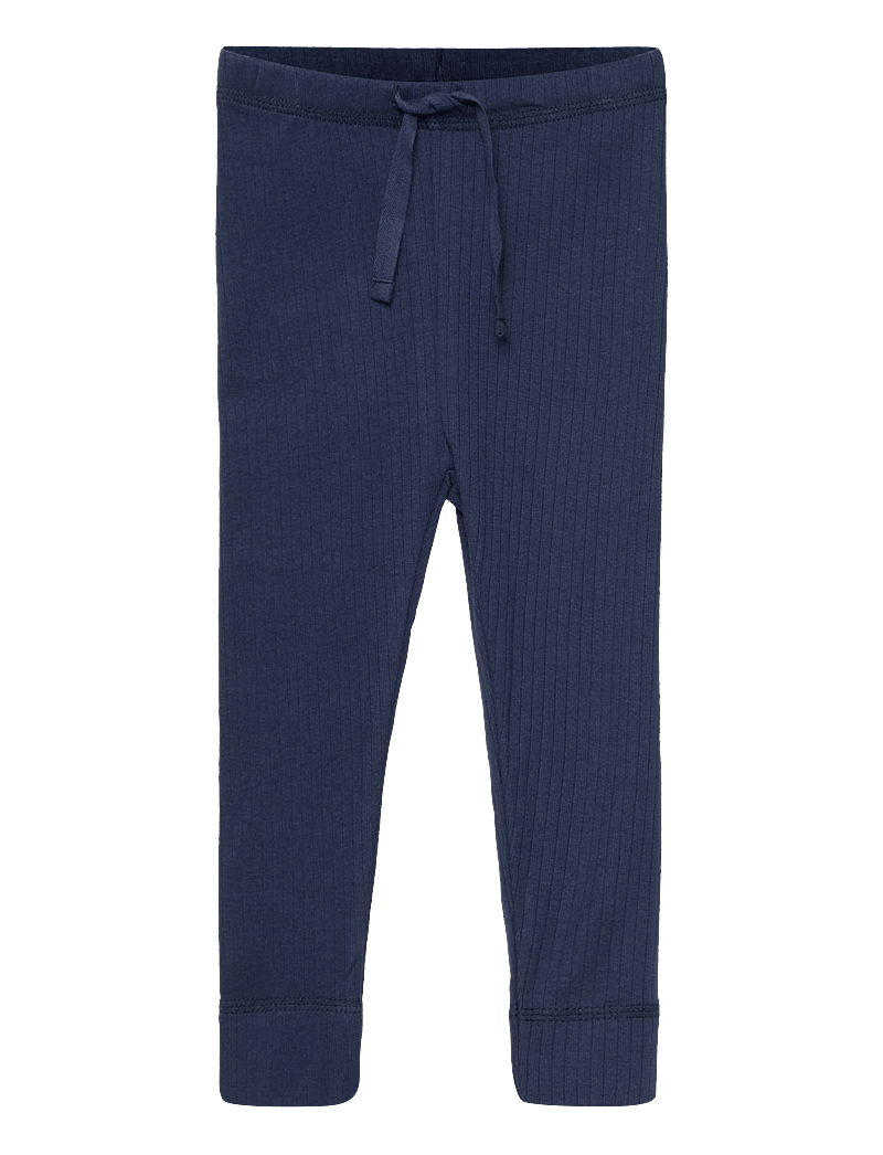 Copenhagen Colors - RIB JERSEY LEGGINGS W. STRING - leggings - navy 08 core - 0