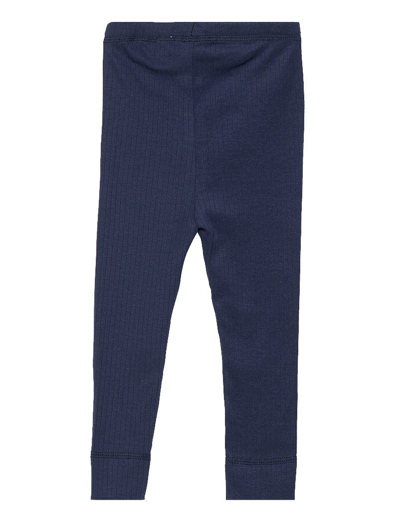 Copenhagen Colors - RIB JERSEY LEGGINGS W. STRING - leggings - navy 08 core - 1