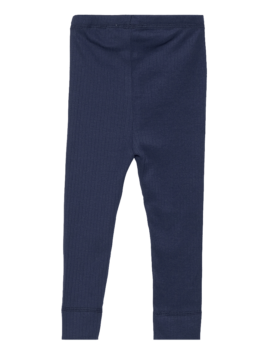 Copenhagen Colors - RIB JERSEY LEGGINGS W. STRING - leggings - navy 08 core - 1