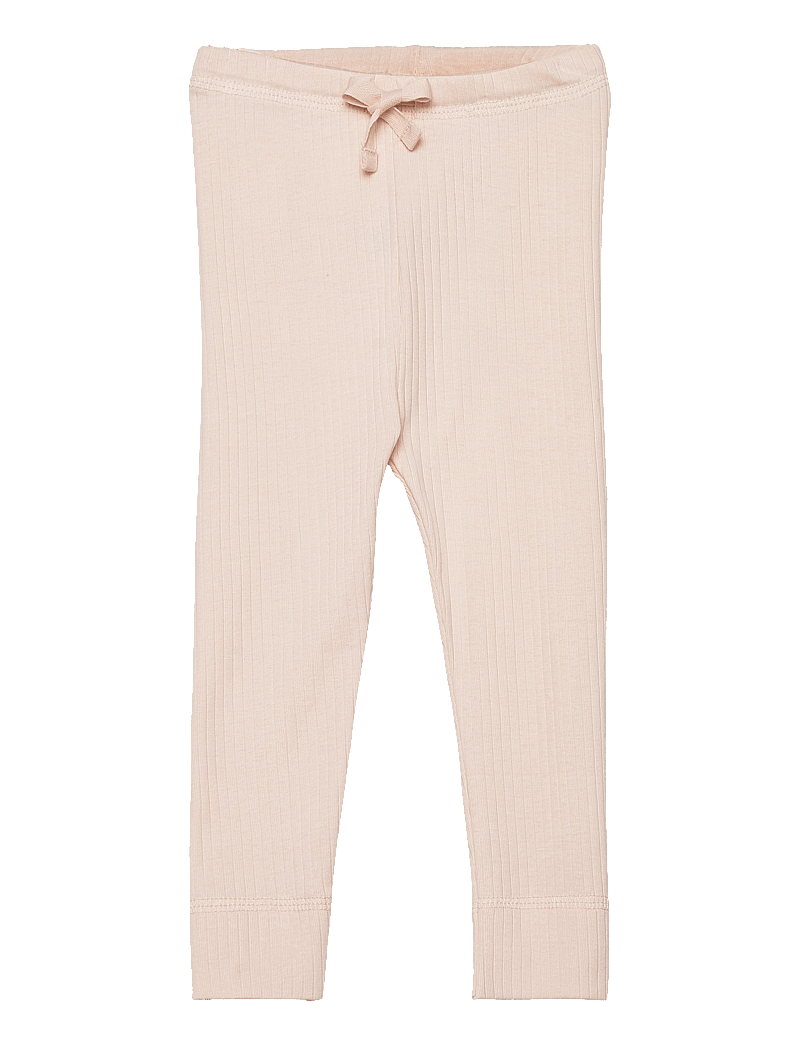 Copenhagen Colors - RIB JERSEY LEGGINGS W. STRING - leggings - soft pink 03 core - 1