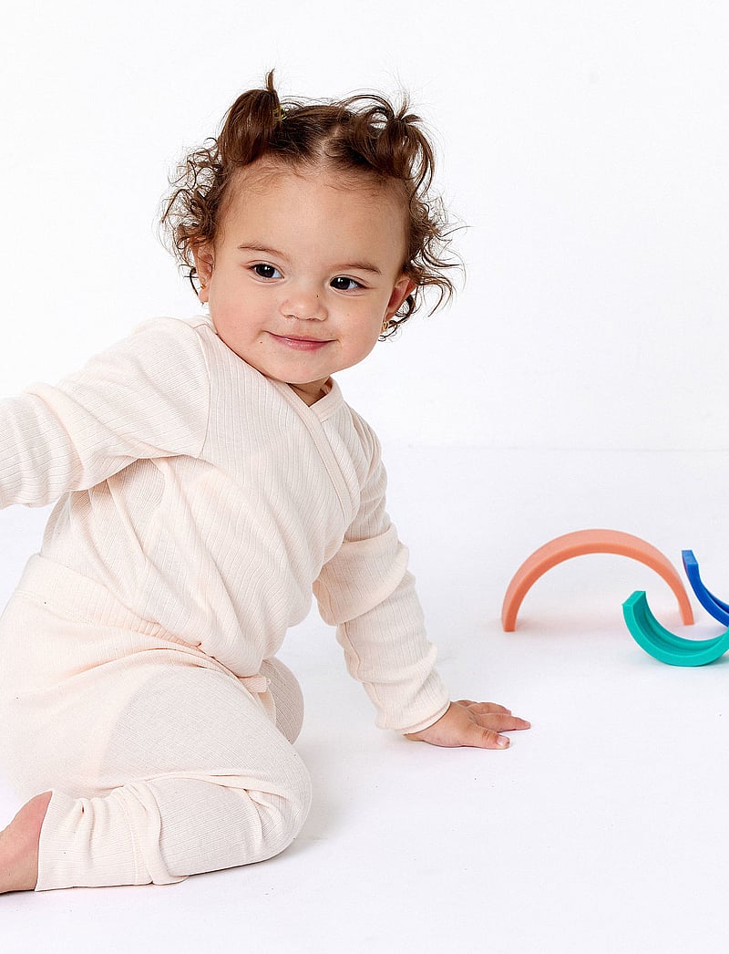 Copenhagen Colors - RIB JERSEY LEGGINGS W. STRING - leggings - soft pink 03 core - 0