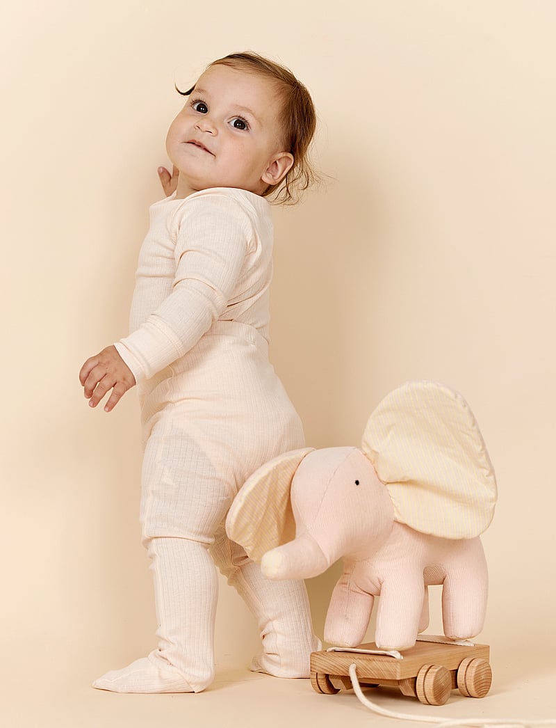 Copenhagen Colors - BABY RIB TIGHTS W. FEET - strømpebukser - soft pink - 0