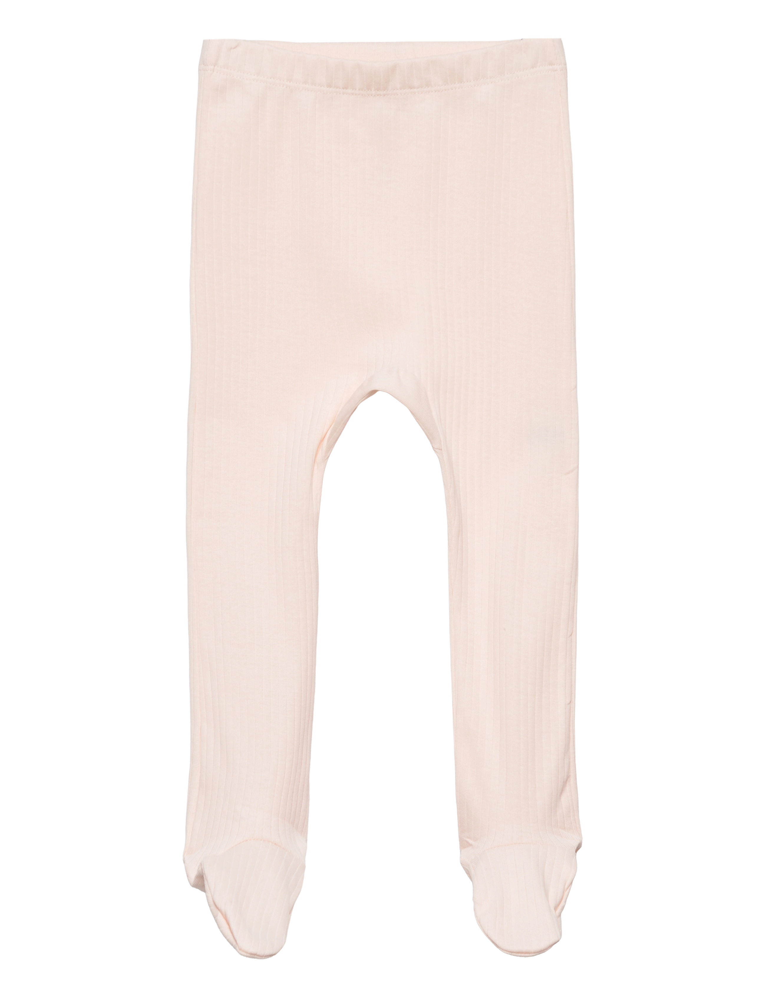 Copenhagen Colors BABY RIB TIGHTS W. FEET - App deal - SOFT PINK / pink/rose