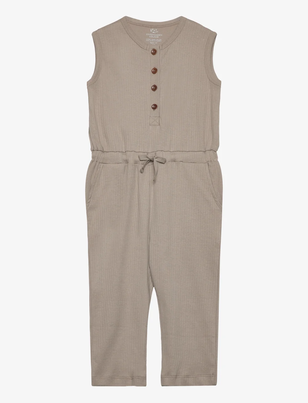 Copenhagen Colors - RIB JERSEY JUMPSUIT - jumpsuits - lt. grey - 0