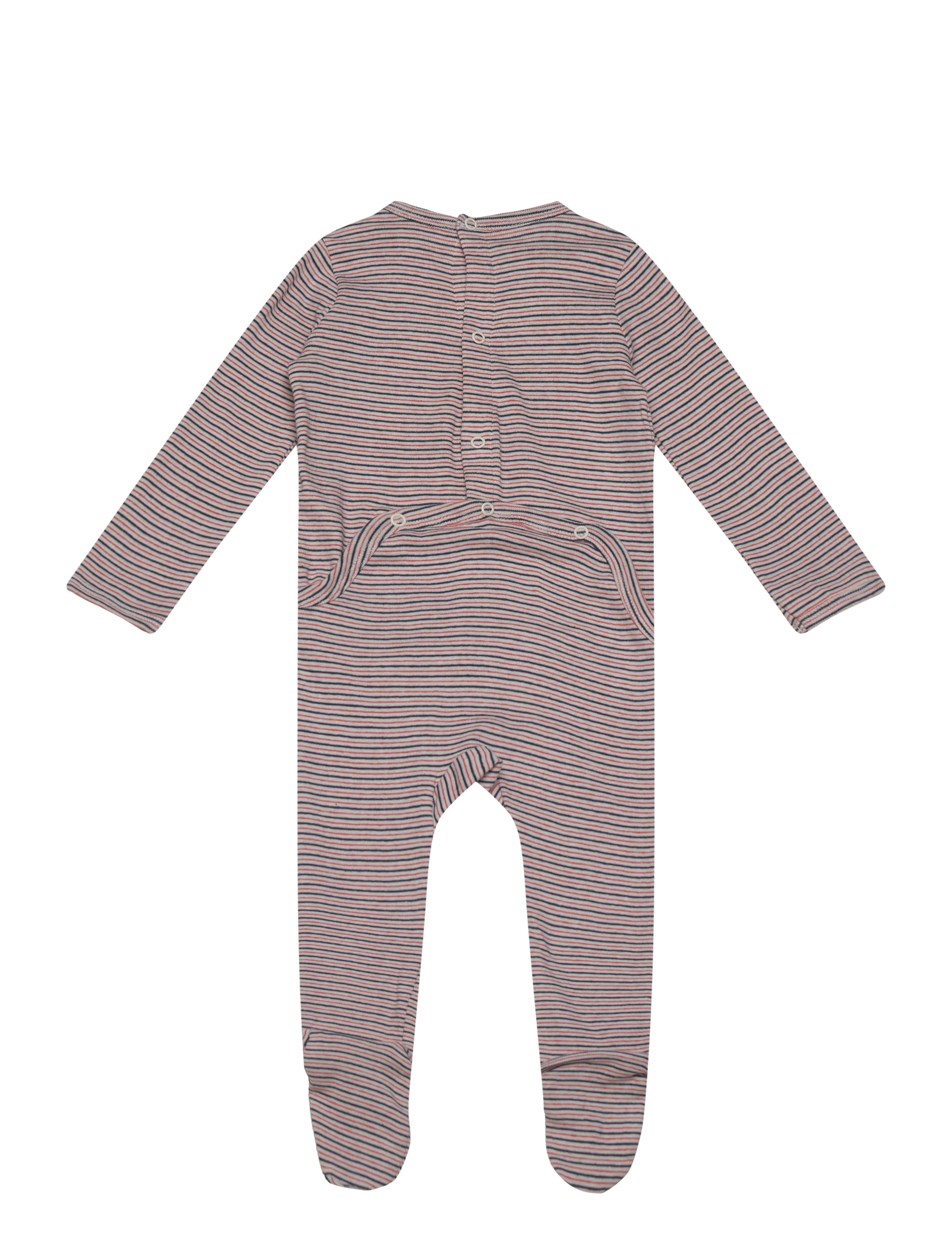 Copenhagen Colors - STRIPED JERSEY FULL BODY W. BACK OPENING - blue/red stripe - 1