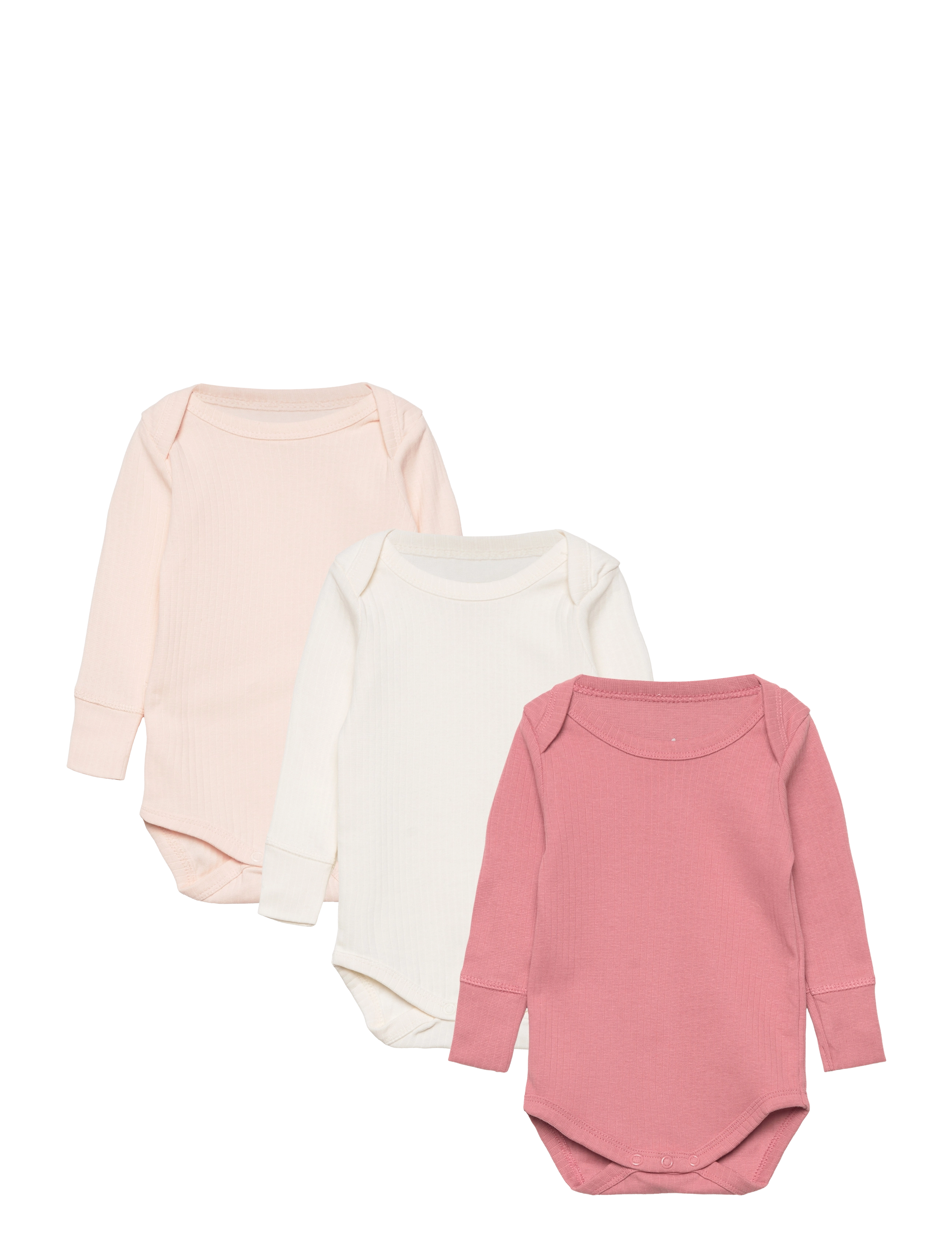 COPENHAGEN COLORS 3 Pack Rib Jersey Lange Ärmel Body Patterned - 56 - Kinder