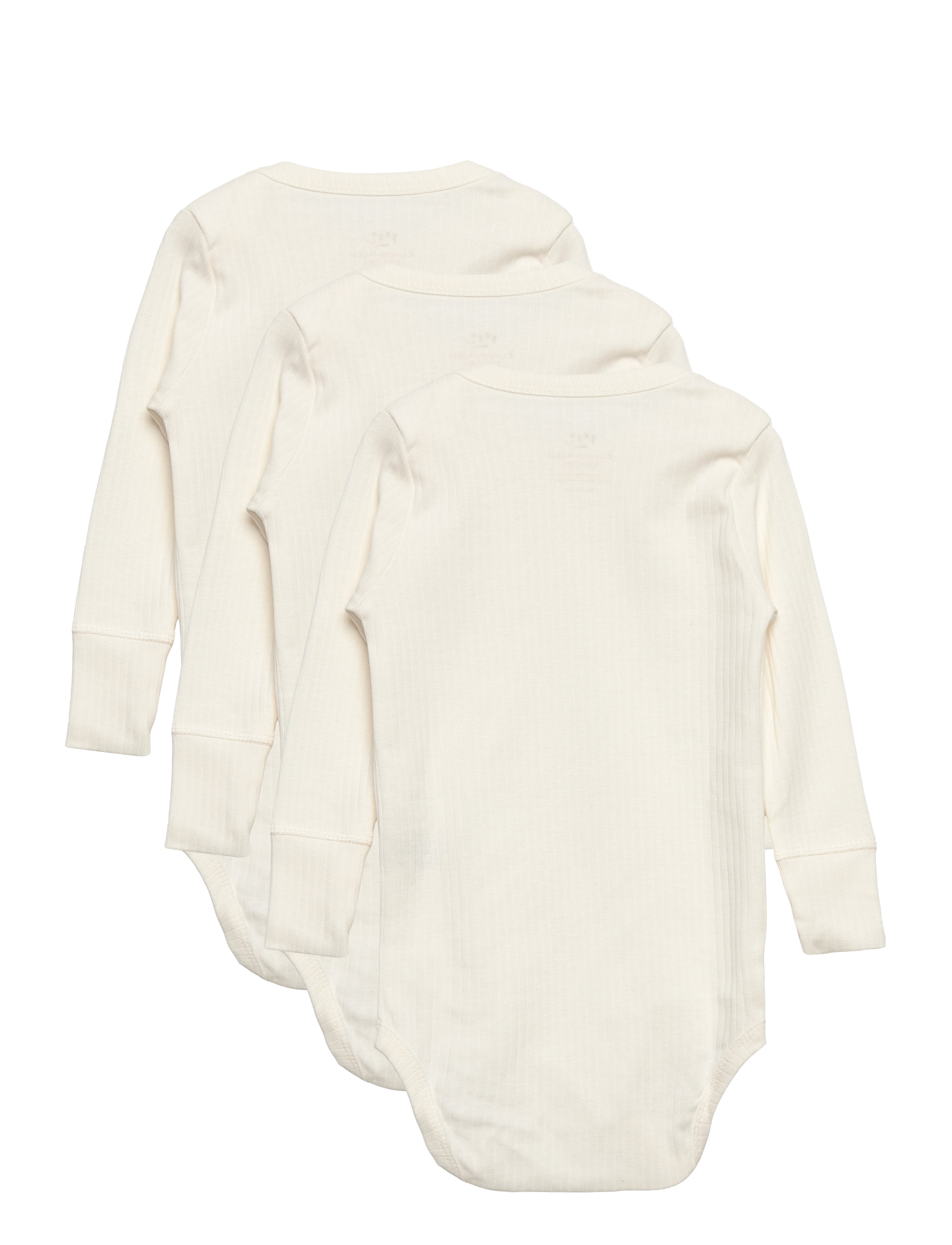 Copenhagen Colors - 3 PACK RIB JERSEY LONG SLEEVE BODY - langærmede - cream - 1