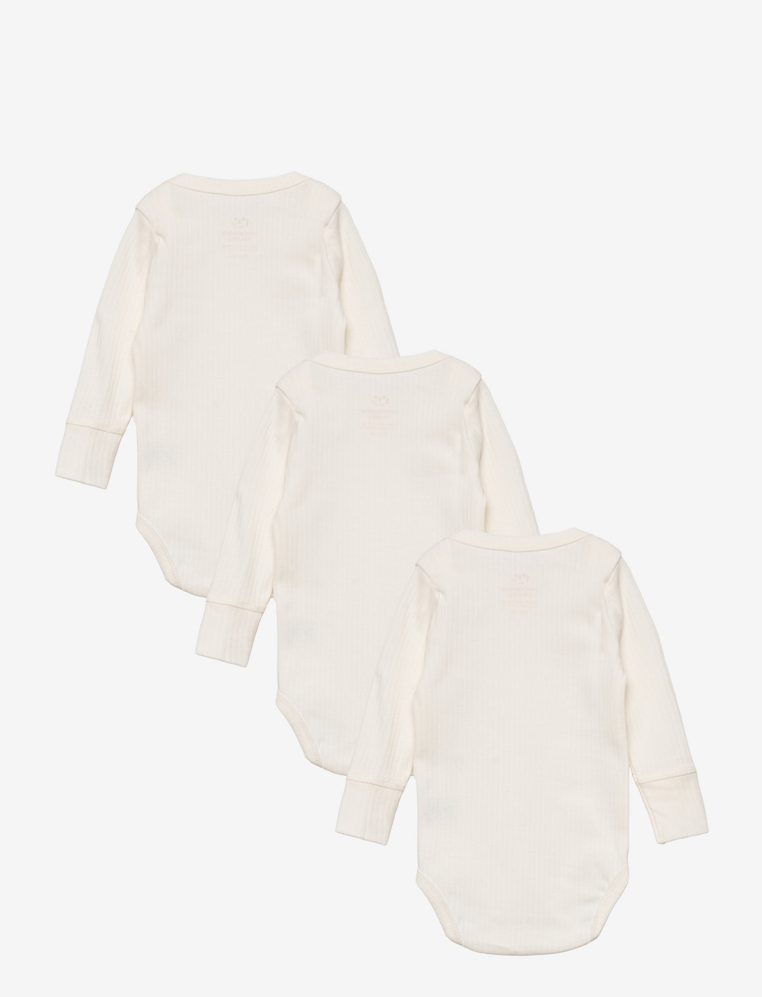 Copenhagen Colors - 3 PACK RIB JERSEY LONG SLEEVE BODY - plain long-sleeved bodies - cream - 1