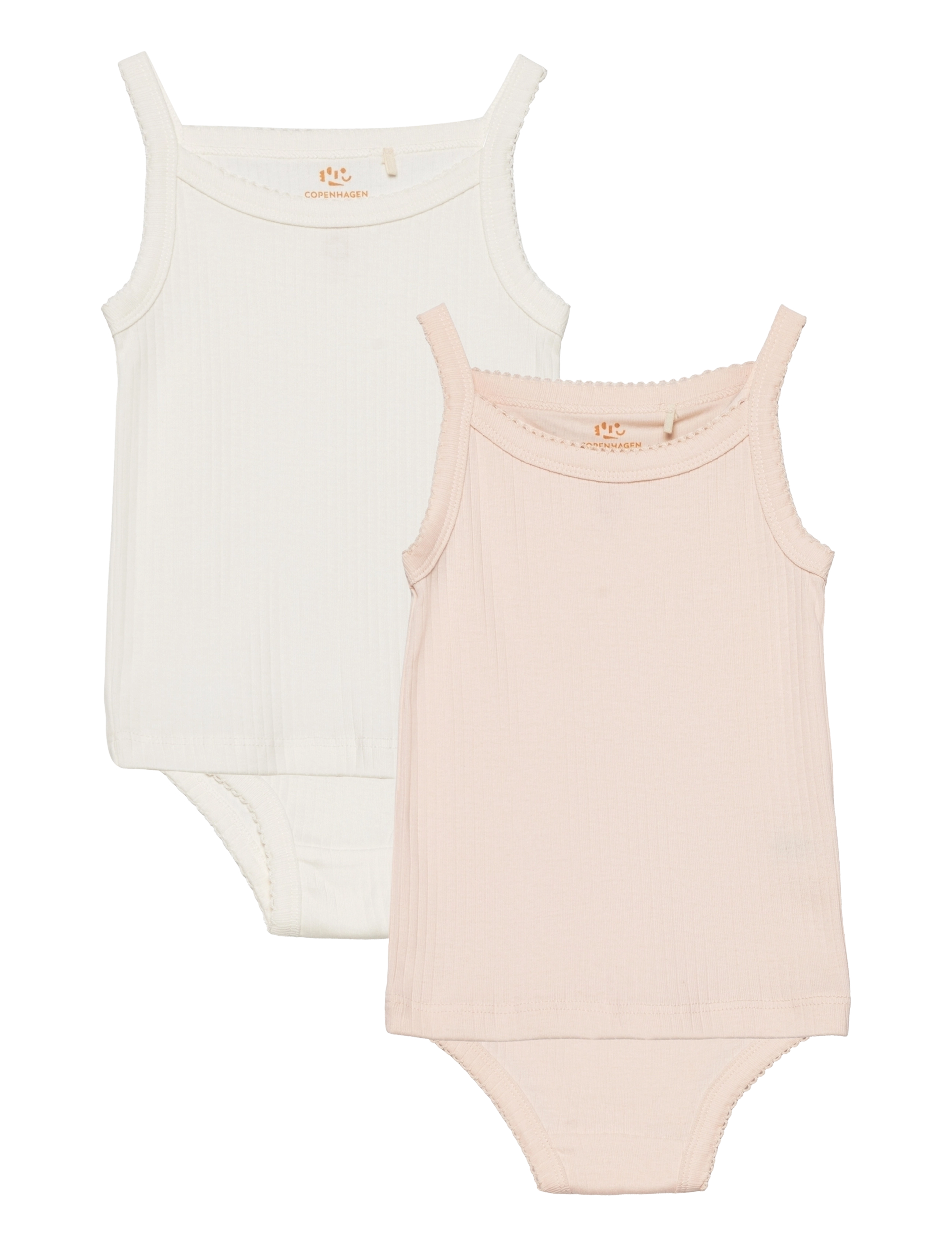 Copenhagen Colors RIB JERSEY 2PACK STRAPTOP & UNDERPANTS - Basics - SOFT PINK/ CREAM COMB. CORE / pink/rose