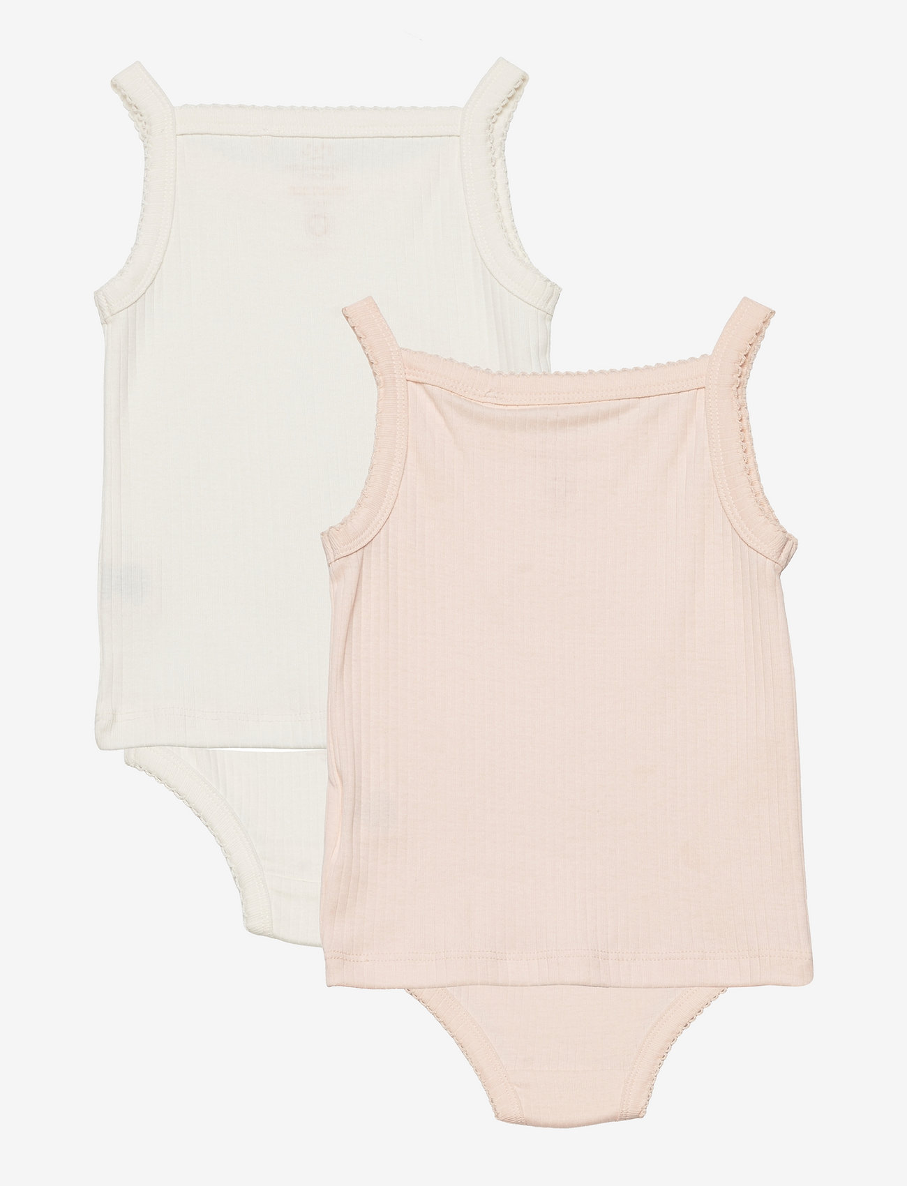 Copenhagen Colors - RIB JERSEY 2PACK STRAPTOP AND UNDERPANTS - underwear sets - soft pink/ cream comb. core - 2