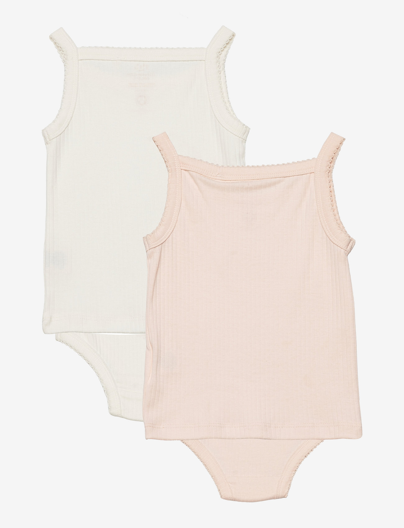 Copenhagen Colors - RIB JERSEY 2PACK STRAPTOP AND UNDERPANTS - underwear sets - soft pink/ cream comb. core - 3