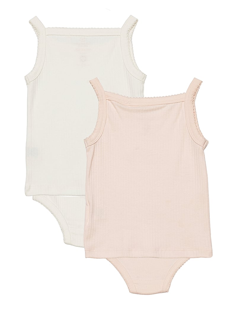 Copenhagen Colors - RIB JERSEY 2PACK STRAPTOP AND UNDERPANTS - underwear sets - soft pink/ cream comb. core - 3