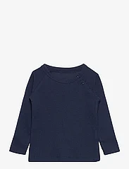 Copenhagen Colors - RIB JERSEY CLASSIC LONGSLEEVE SHIRT - t-shirts à manches longues - navy - 0