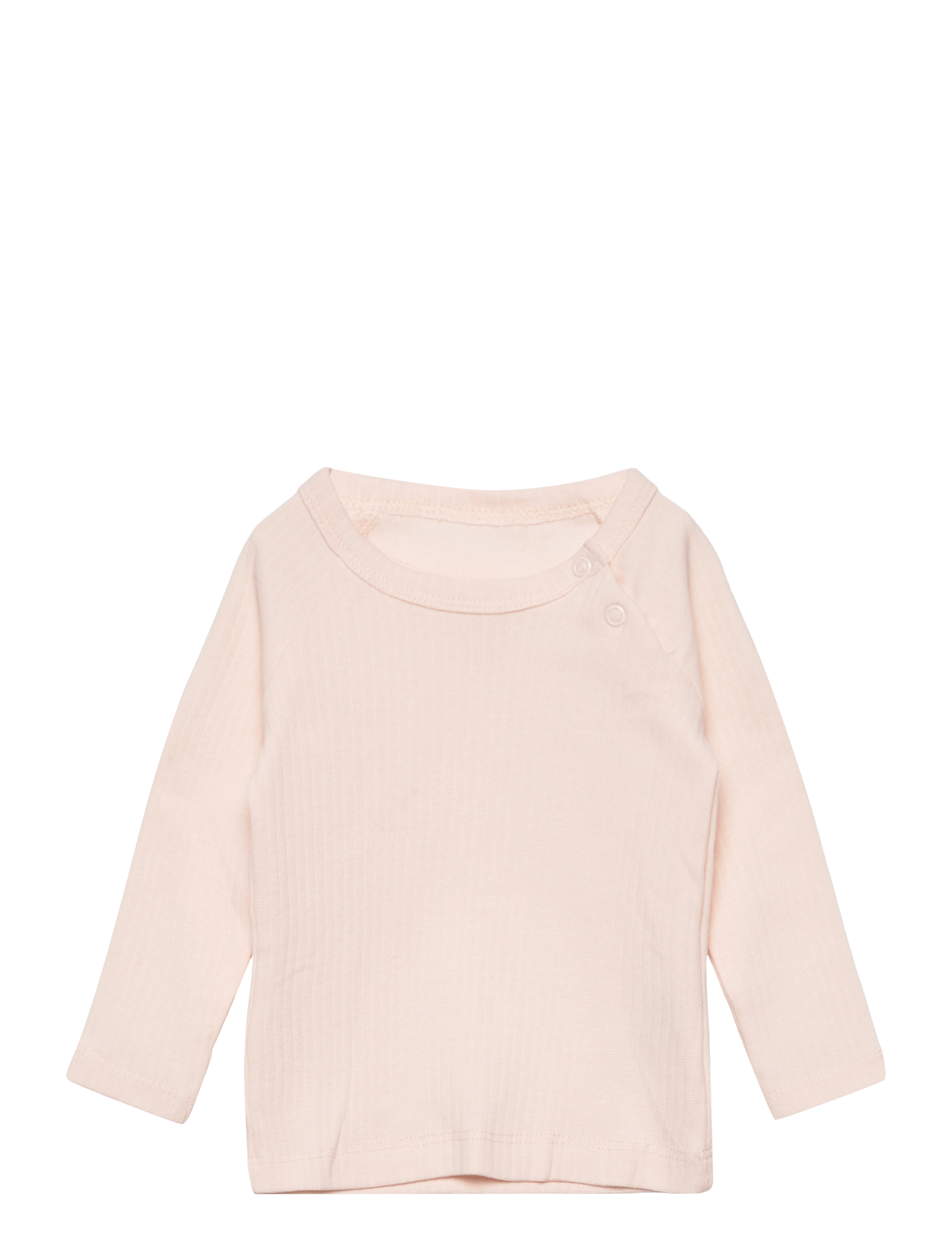 Copenhagen Colors - RIB JERSEY CLASSIC LONGSLEEVE SHIRT - långärmade t-shirts - soft pink - 0