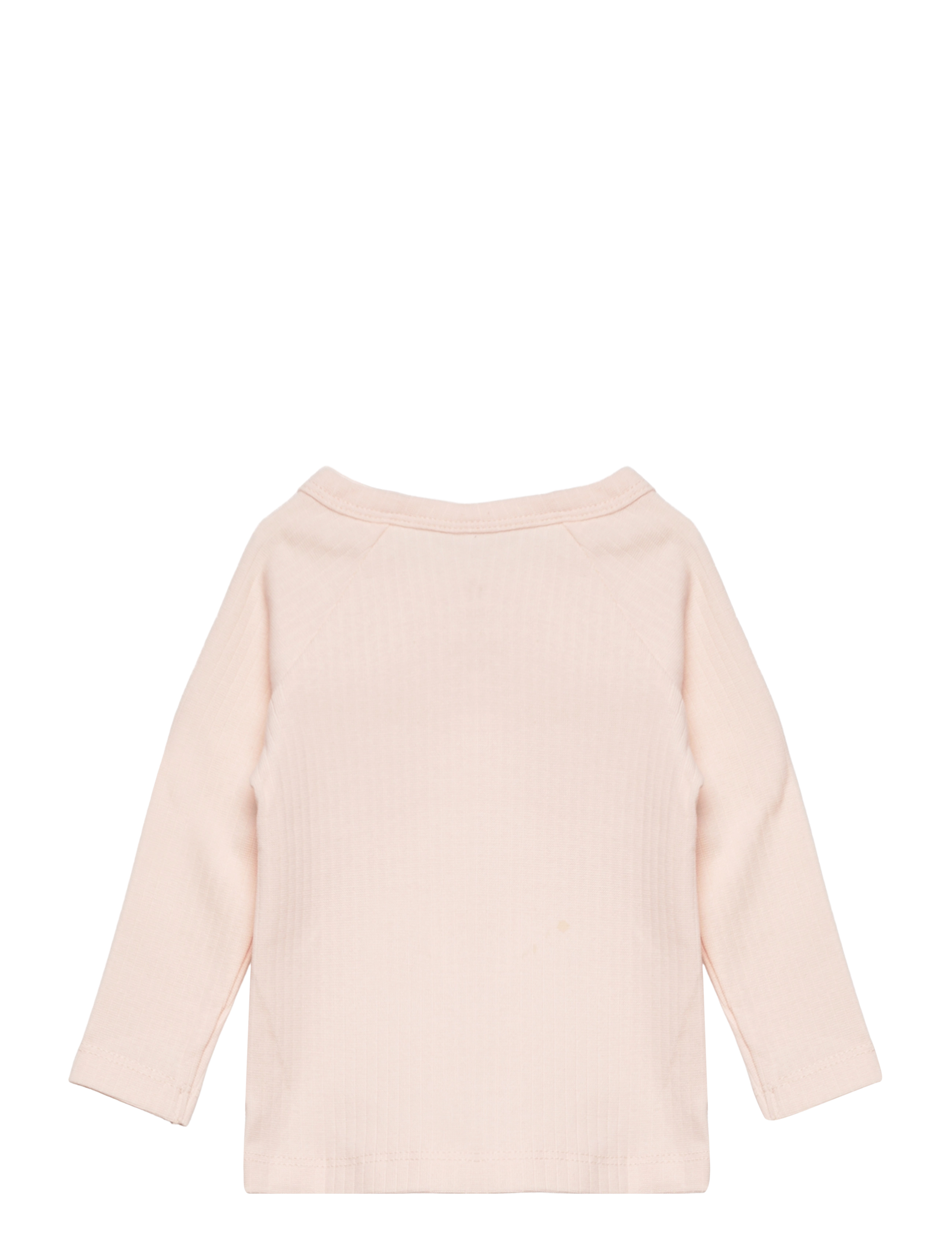 Copenhagen Colors - RIB JERSEY CLASSIC LONGSLEEVE SHIRT - långärmade t-shirts - soft pink - 1