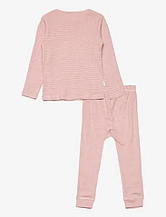 Copenhagen Colors - STRIPED LONG JOHNS SET INCL. BOX - pyjamas - old rose stripe - 1