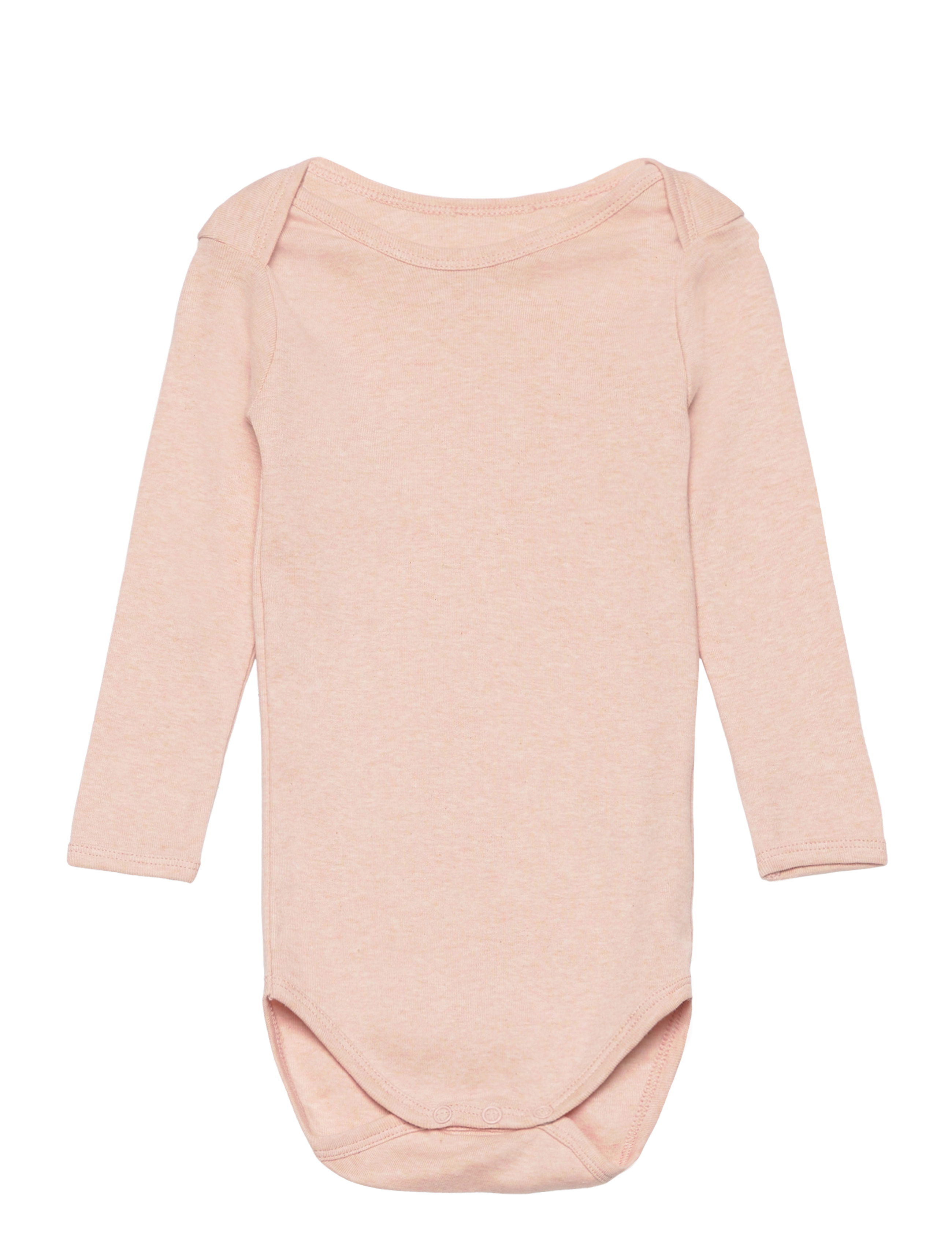 Copenhagen Colors - MELANGE LS BODYSTOCKING - langærmede bodyer - old rose melange - 1