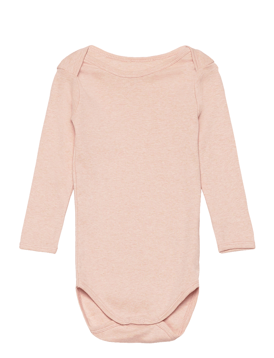 Copenhagen Colors - MELANGE LS BODYSTOCKING - langärmelige bodys - old rose melange - 1