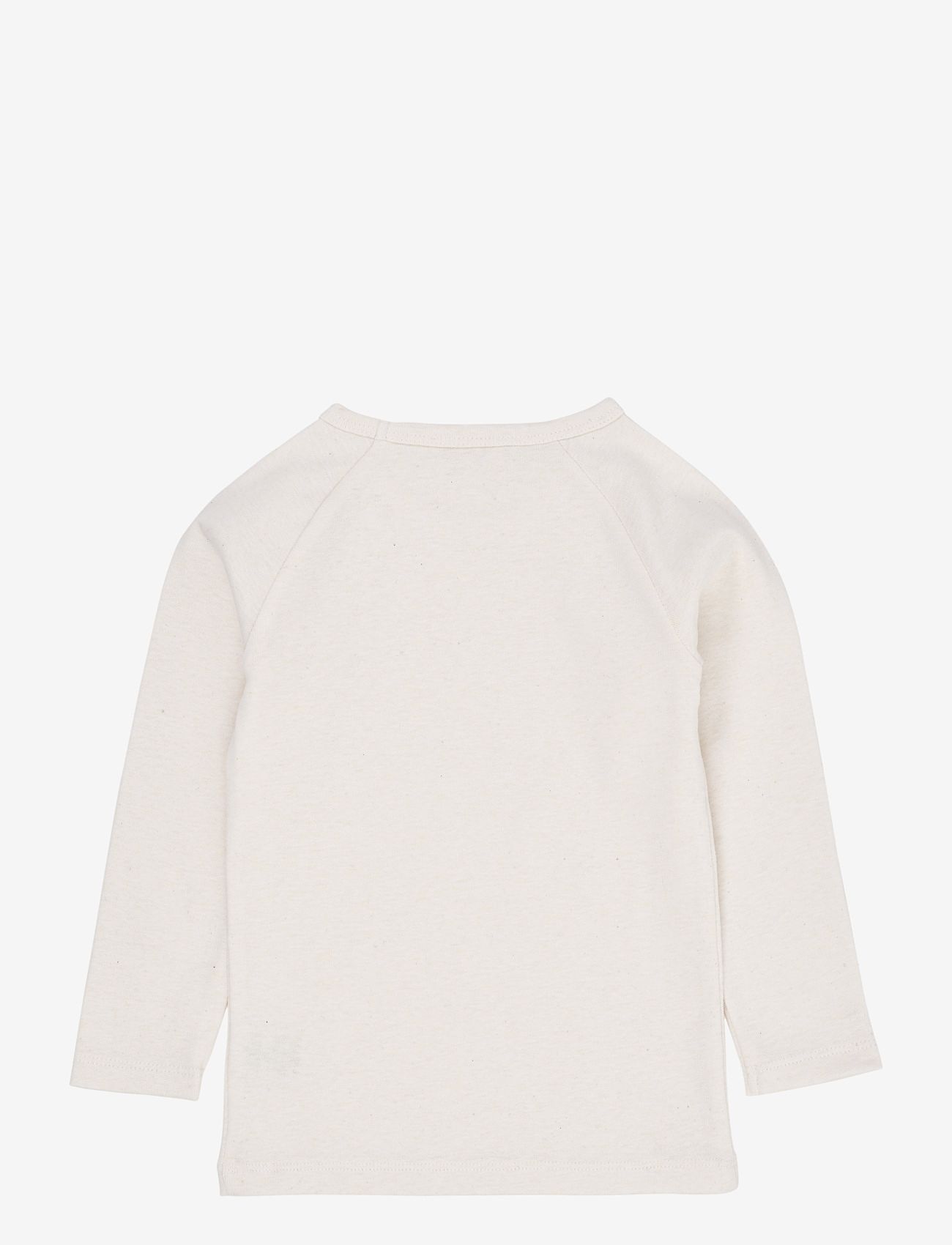 Copenhagen Colors - MELANGE LS T-SHIRT - long-sleeved t-shirts - cream melange - 1