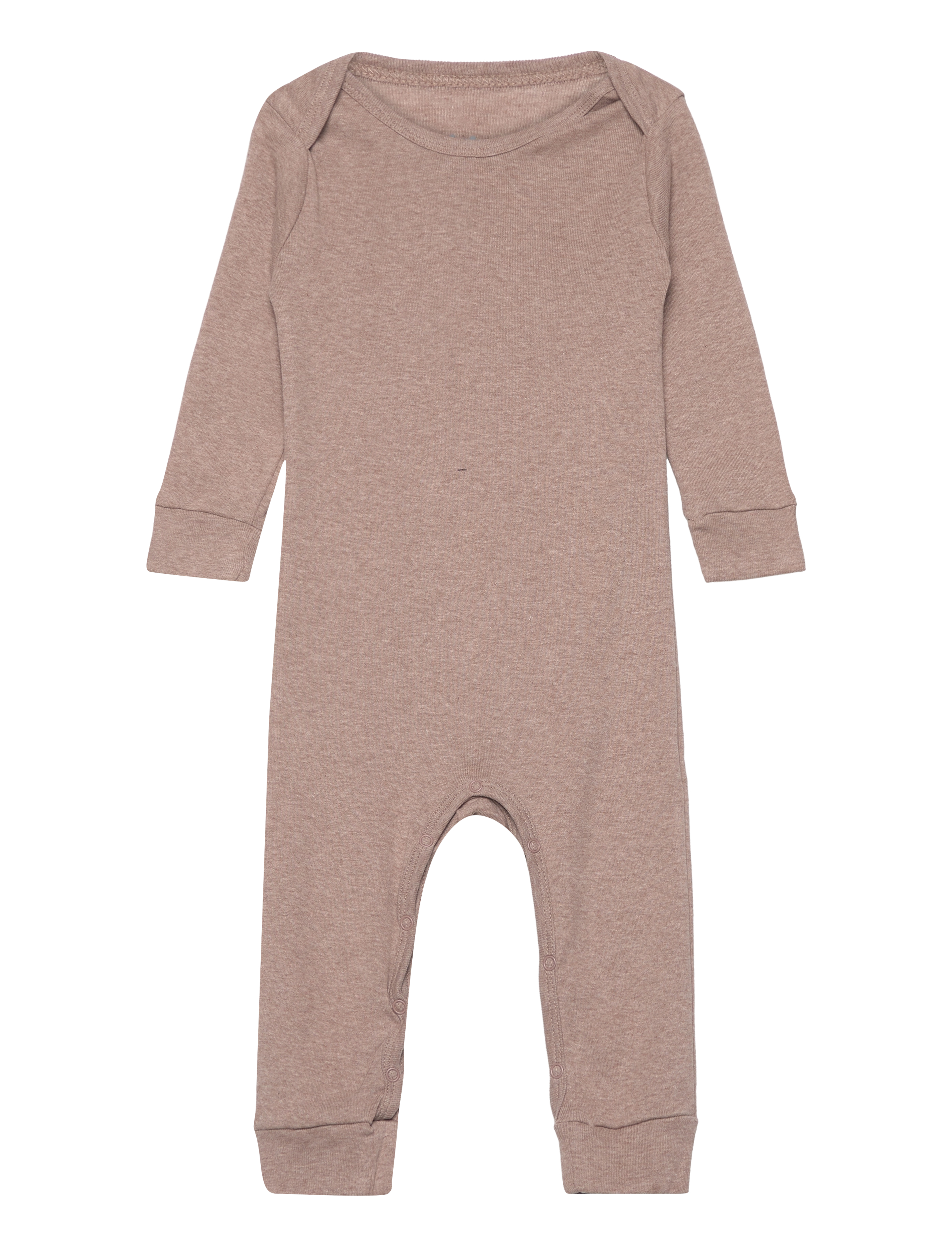 Copenhagen Colors Melange Full Body Romper, 68, Bodys, Beige - Long-sleeved Kinder