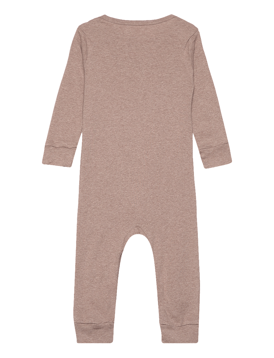 Copenhagen Colors - MELANGE FULL BODY ROMPER - ilgomis rankovėmis - natural melange - 1