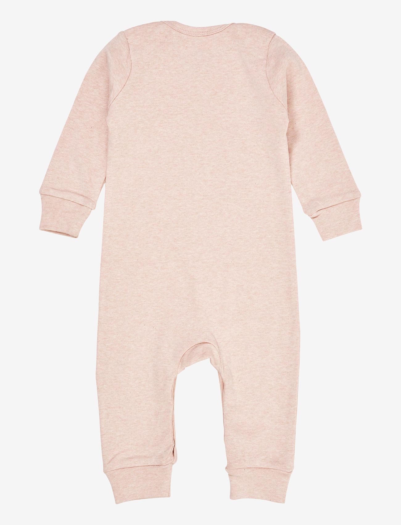 Copenhagen Colors - MELANGE FULL BODY ROMPER - langærmede heldragter - old rose melange - 1