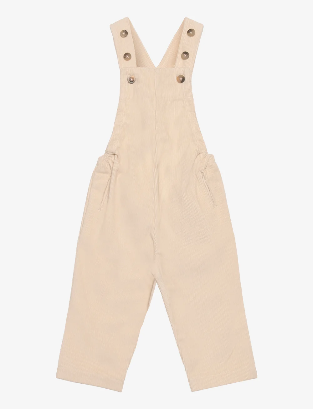 Copenhagen Colors - CORDUROY JUNIOR OVERALLS - overalls - cream - 0