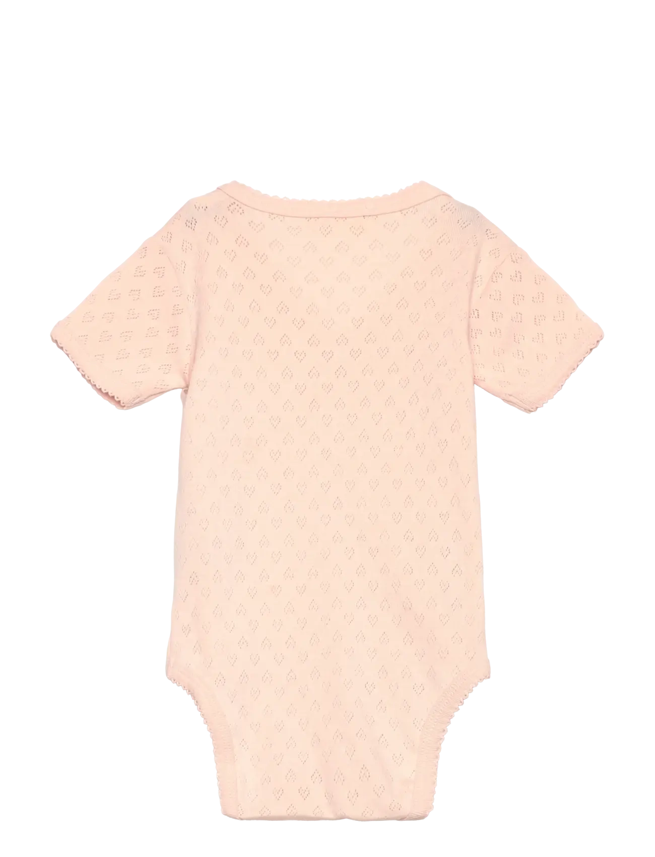 Copenhagen Colors - POINTELLE HEART CROSSOVER BODY SS - rompers met korte mouwen - dusty rose - 1