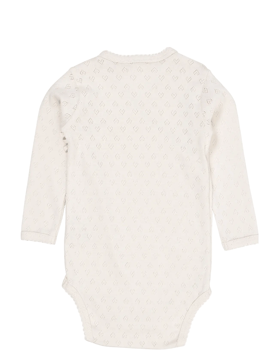Copenhagen Colors - POINTELLE HEART CROSSOVER BODY LS - shop op leeftijd - cream - 2