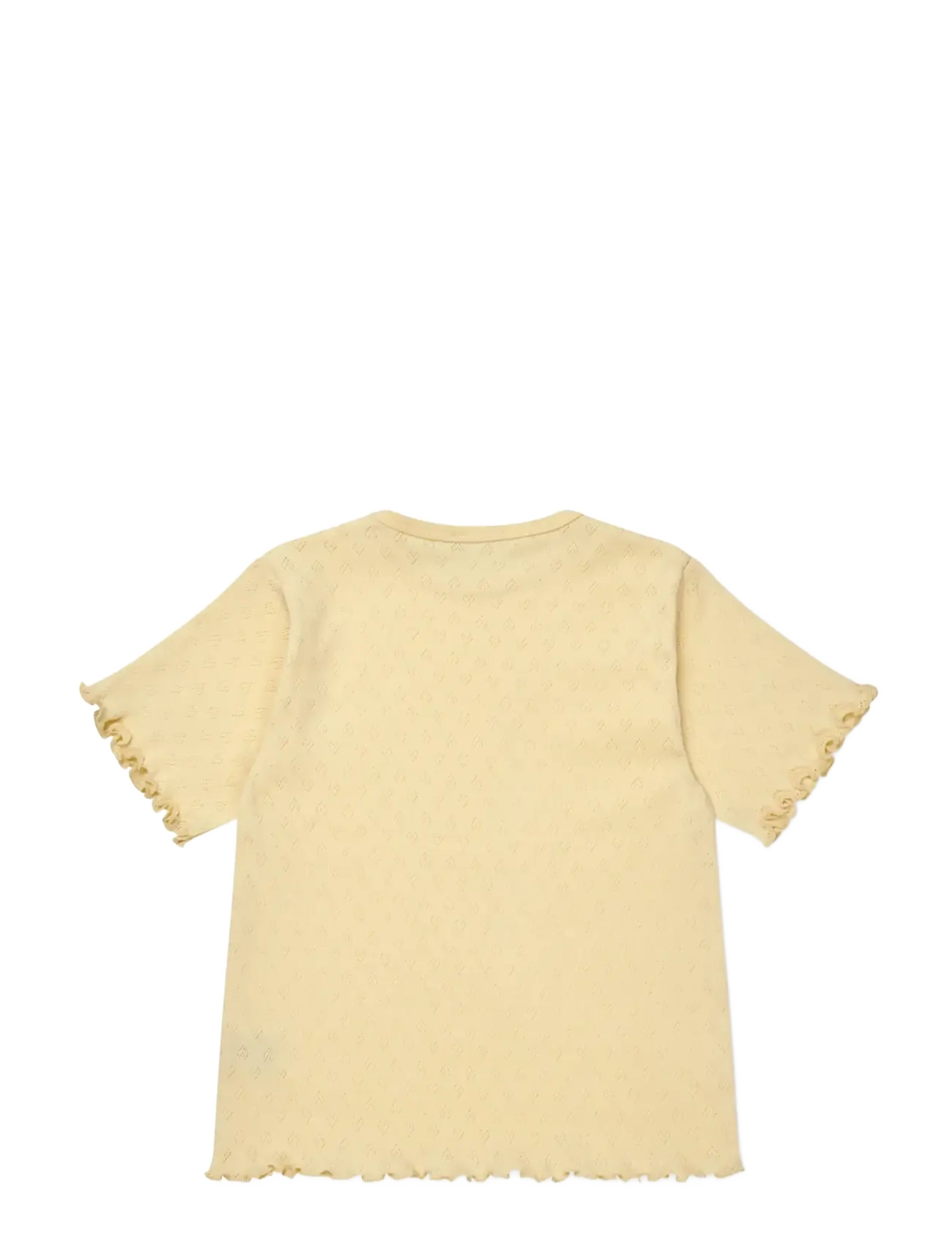 Copenhagen Colors - POINTELLE HEART T-SHIRT - kurzärmelige - pale yellow - 1