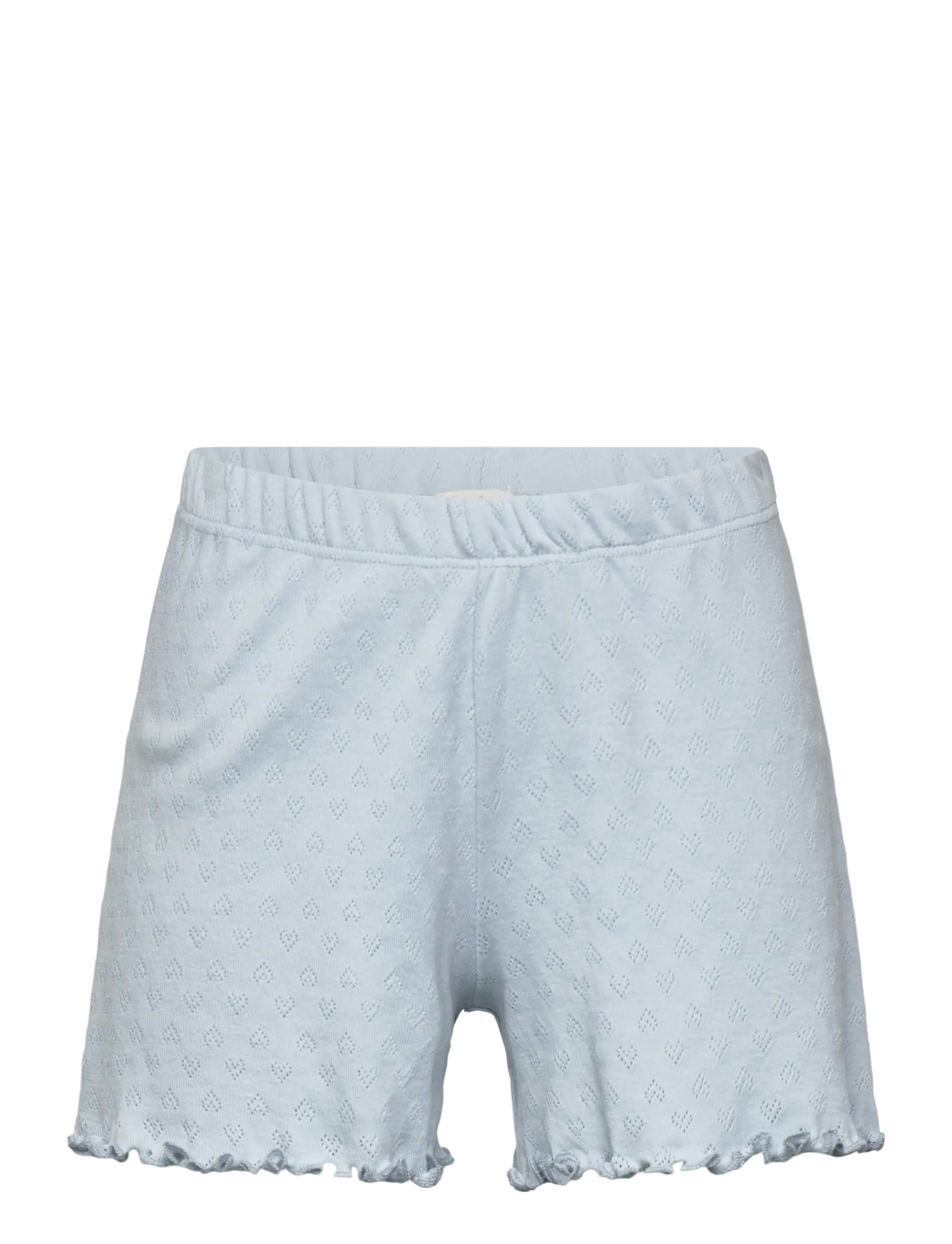 Copenhagen Colors POINTELLE HEART SHORTS - Shorts - DUSTY BLUE / blue