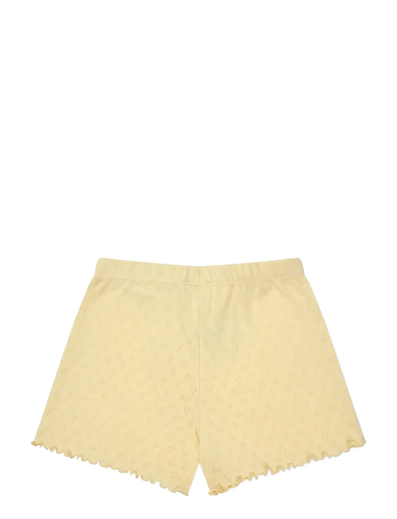 Copenhagen Colors - POINTELLE HEART SHORTS - casual shorts - pale yellow - 1