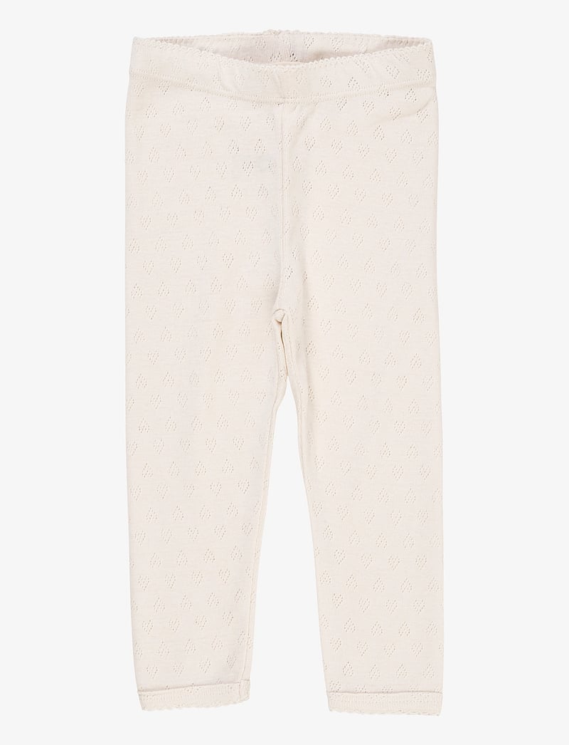 Copenhagen Colors - POINTELLE HEART LEGGINGS - leggings - cream - 1