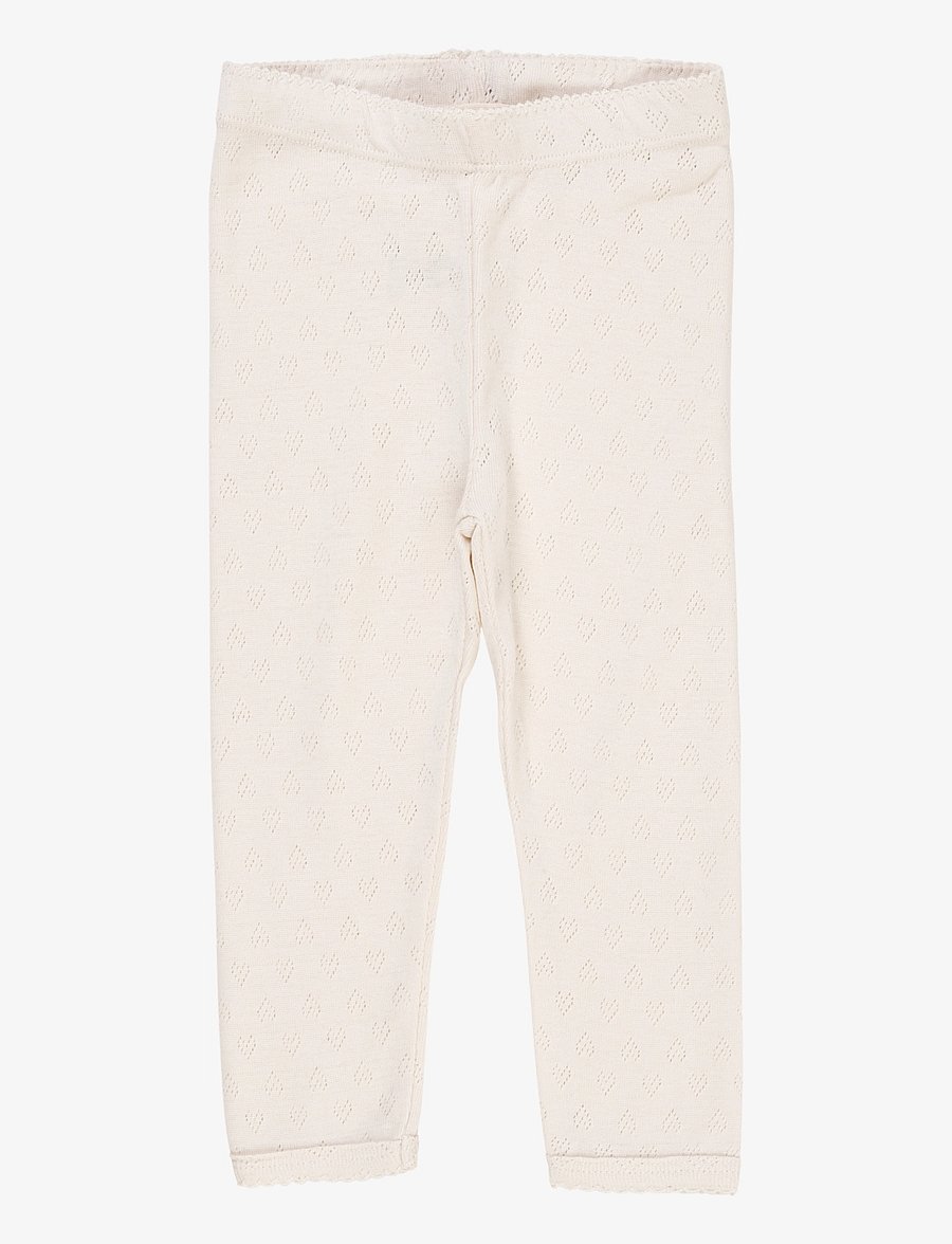 Copenhagen Colors - POINTELLE HEART LEGGINGS - leggings - cream - 1
