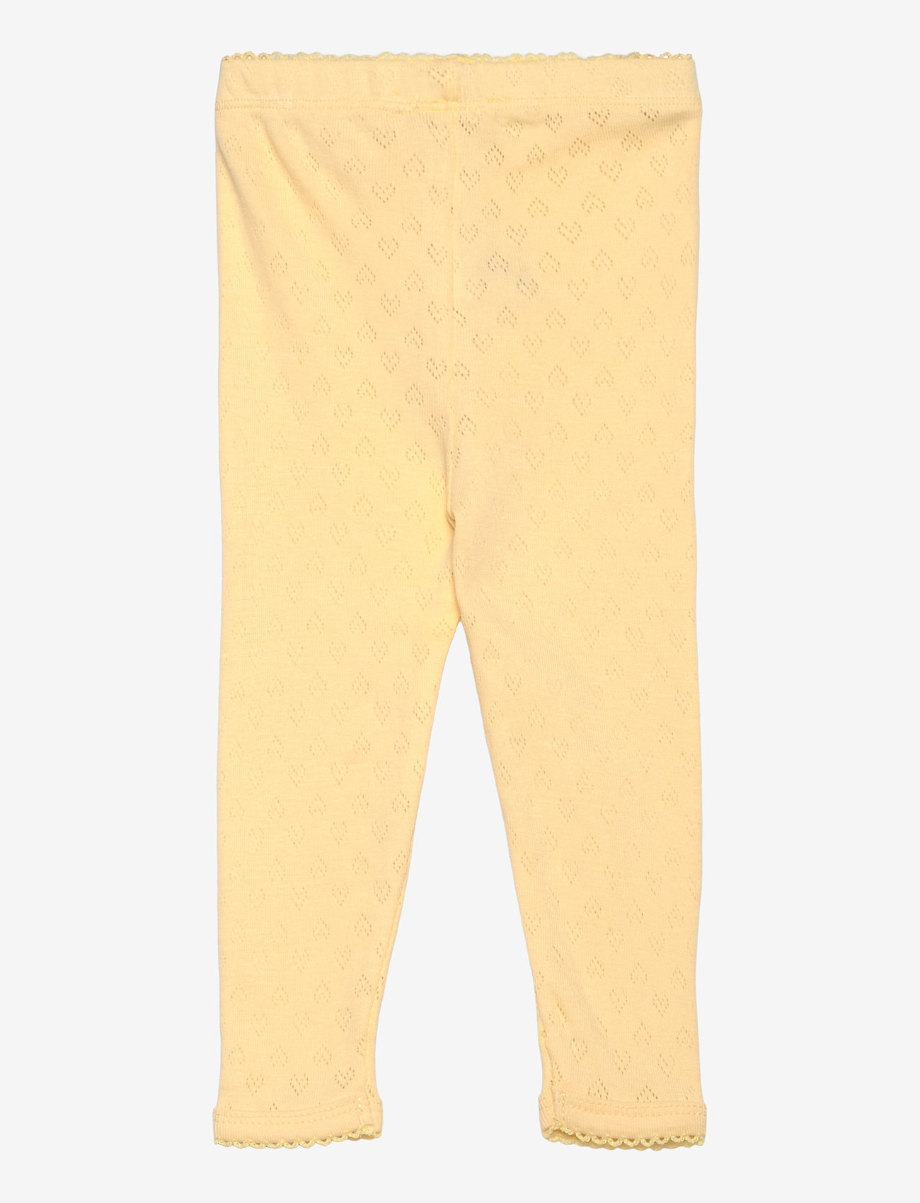 Copenhagen Colors - POINTELLE HEART LEGGINGS - leggingsit - pale yellow - 1