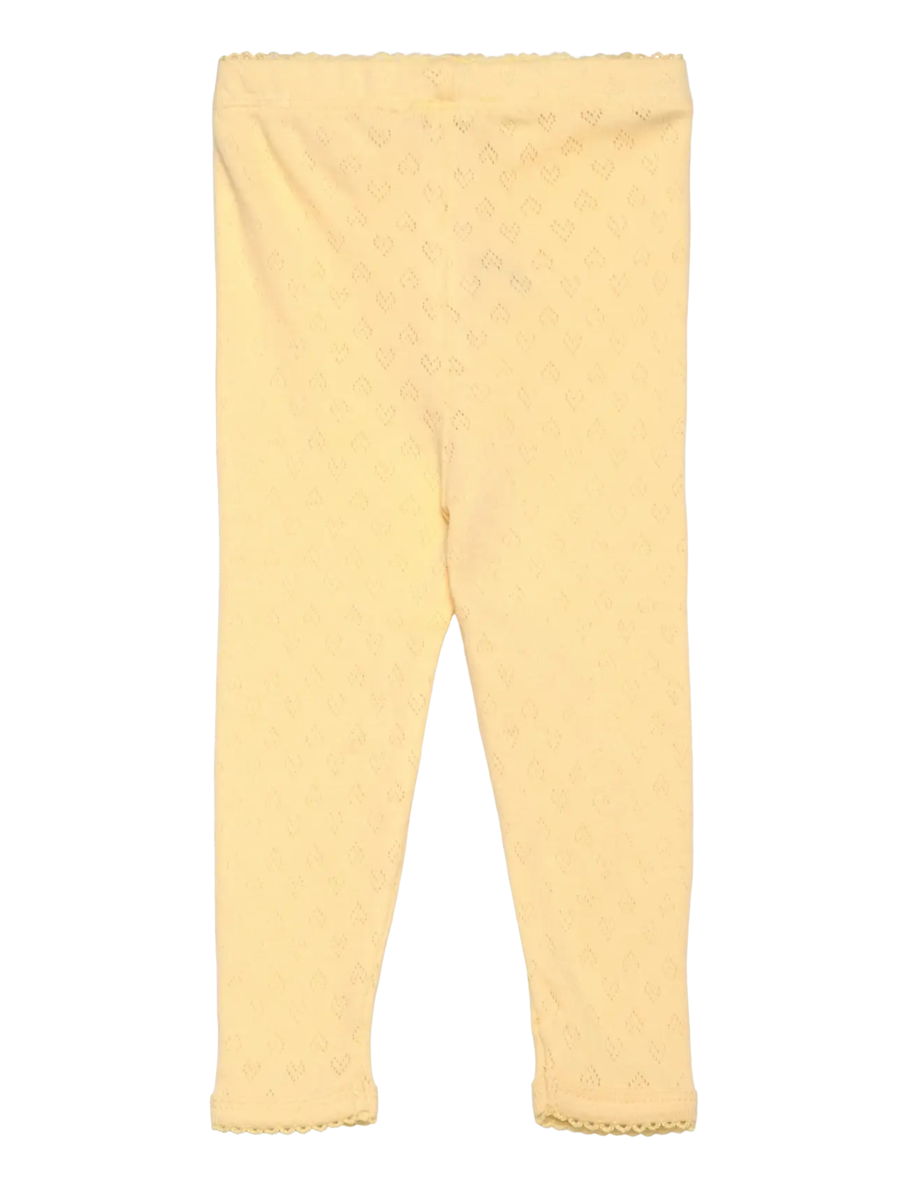 Copenhagen Colors - POINTELLE HEART LEGGINGS - leggings - pale yellow - 1