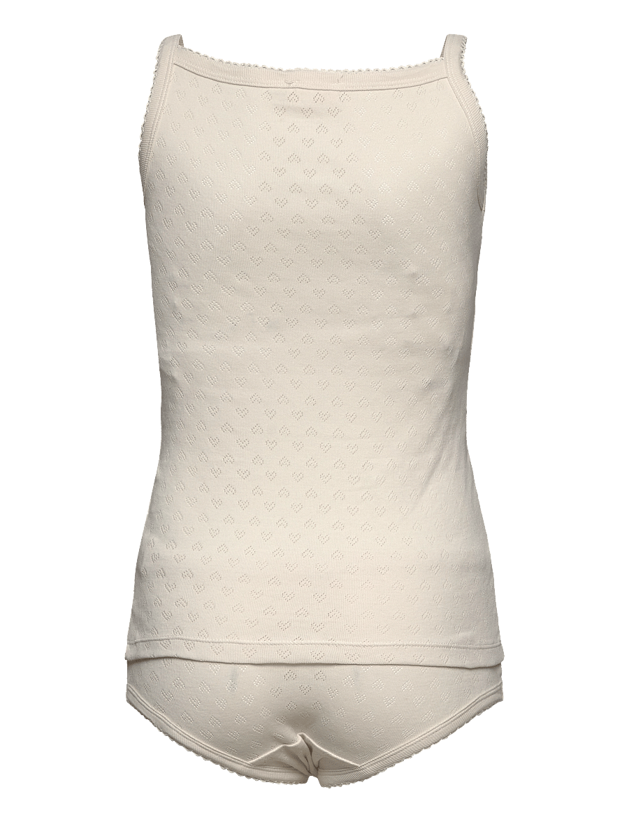 Copenhagen Colors - POINTELLE HEART UNDERWEAR SET - pesukomplektid - cream - 2
