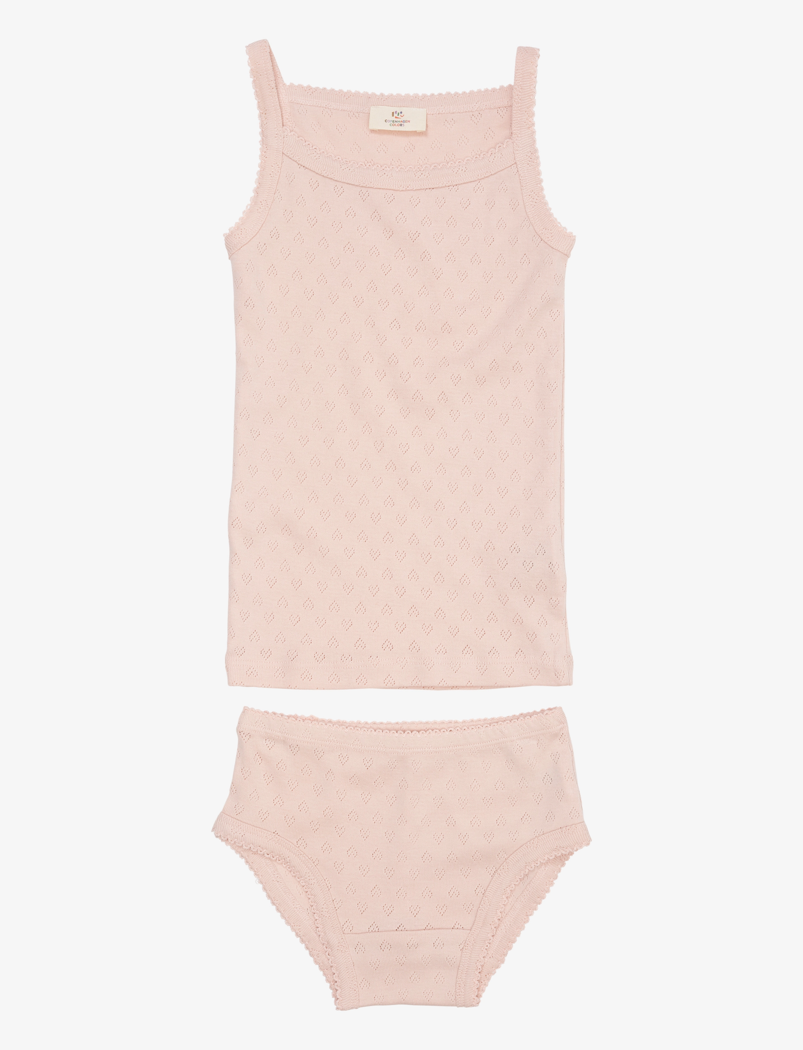 Copenhagen Colors POINTELLE HEART UNDERWEAR SET - Basics - DUSTY ROSE / pink/rose
