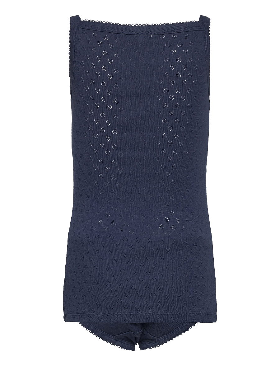 Copenhagen Colors - POINTELLE HEART UNDERWEAR SET - sets - navy - 1