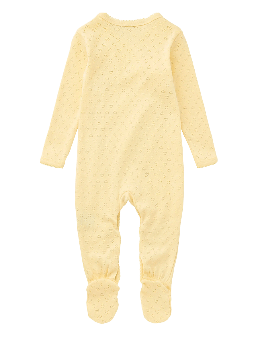 Copenhagen Colors - POINTELLE CROSS-OVER FULL BODY - langærmede heldragter - pale yellow - 1
