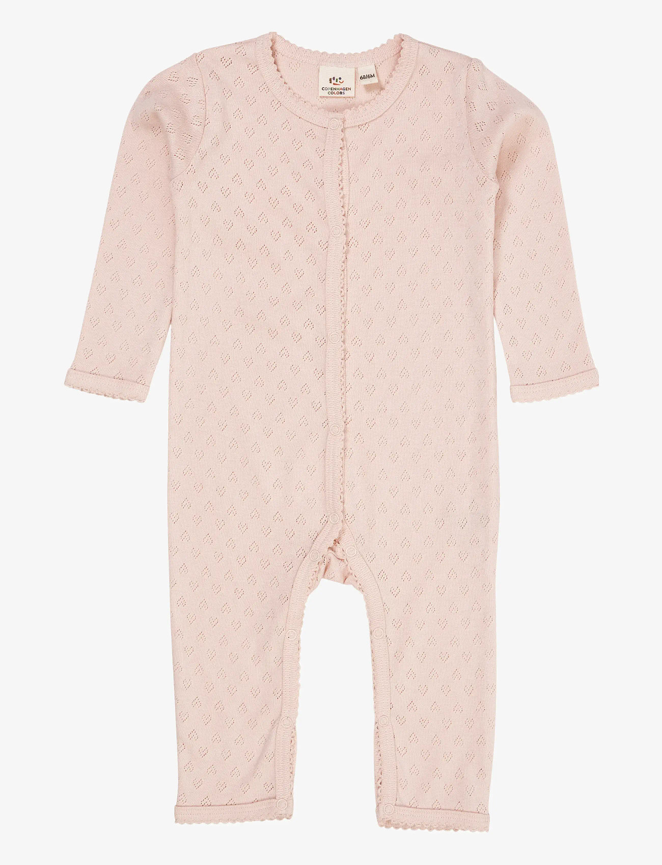 Copenhagen Colors - POINTELLE HEART FULL BODY - langärmelig - dusty rose - 0